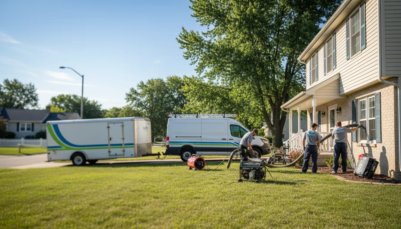Flooded Basement Restoration And Cleanup With Repair in Iron Mountain, MI near me